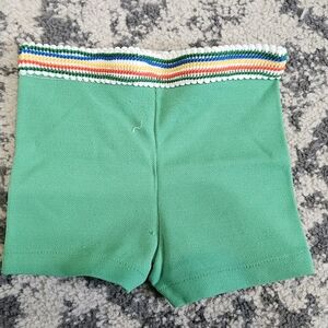 Vintage 1950s 1960s Carters Green Swim Teunks Size 24 Months